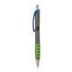 a charcoal body & blue clip & lime grip apex mix or match ballpoint pen