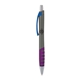 a charcoal body & blue clip & purple grip apex mix or match ballpoint pen