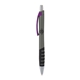 a charcoal body & purple clip & black grip apex mix or match ballpoint pen