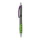 a charcoal body & purple clip & lime grip apex mix or match ballpoint pen