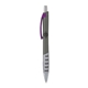 a charcoal body & purple clip & silver grip apex mix or match ballpoint pen