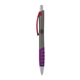 a charcoal body & red clip & purple grip apex mix or match ballpoint pen