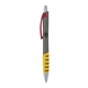 a charcoal body & red clip & yellow grip apex mix or match ballpoint pen