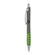 a charcoal body & silver clip & lime grip apex mix or match ballpoint pen