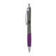 a charcoal body & silver clip & purple grip apex mix or match ballpoint pen
