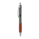 a charcoal body & silver clip & orange grip apex mix or match ballpoint pen