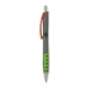 a charcoal body & orange clip & lime grip apex mix or match ballpoint pen