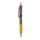 a charcoal body & orange clip & yellow grip apex mix or match ballpoint pen