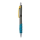 a charcoal body & yellow clip & light blue grip apex mix or match ballpoint pen