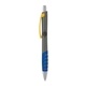 a charcoal body & yellow clip & blue grip apex mix or match ballpoint pen