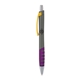 a charcoal body & yellow clip & purple grip apex mix or match ballpoint pen