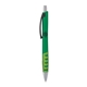 a green body & black clip & lime grip apex mix or match ballpoint pen