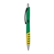 a green body & black clip & yellow grip apex mix or match ballpoint pen