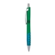 a green body & chrome clip & light blue grip apex mix or match ballpoint pen