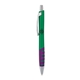 a green body & chrome clip & purple grip apex mix or match ballpoint pen
