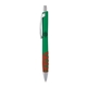 a green body & chrome clip & orange grip apex mix or match ballpoint pen