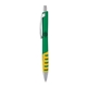a green body & chrome clip & yellow grip apex mix or match ballpoint pen