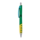 a green body & light blue clip & yellow grip apex mix or match ballpoint pen