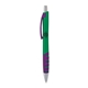 a green body & purple clip & purple grip apex mix or match ballpoint pen