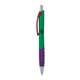 a green body & red clip & purple grip apex mix or match ballpoint pen
