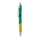 a green body & silver clip & yellow grip apex mix or match ballpoint pen