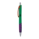 a green body & orange clip & purple grip apex mix or match ballpoint pen