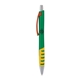 a green body & orange clip & yellow grip apex mix or match ballpoint pen