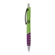 a lime body & black clip & purple grip apex mix or match ballpoint pen