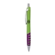 a lime body & chrome clip & purple grip apex mix or match ballpoint pen