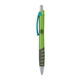 a lime body & light blue clip & charcoal grip apex mix or match ballpoint pen