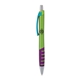 a lime body & light blue clip & purple grip apex mix or match ballpoint pen