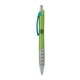 a lime body & light blue clip & silver grip apex mix or match ballpoint pen