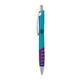 a light blue body & chrome clip & purple grip apex mix or match ballpoint pen