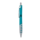 a light blue body & chrome clip & silver grip apex mix or match ballpoint pen