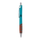 a light blue body & chrome clip & orange grip apex mix or match ballpoint pen