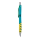 a light blue body & green clip & yellow grip apex mix or match ballpoint pen