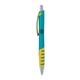 a light blue body & lime clip & yellow grip apex mix or match ballpoint pen