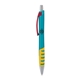 a light blue body & red clip & yellow grip apex mix or match ballpoint pen