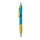 a light blue body & yellow clip & yellow grip apex mix or match ballpoint pen