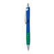 a blue body & chrome clip & green grip apex mix or match ballpoint pen