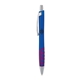 a blue body & chrome clip & purple grip apex mix or match ballpoint pen
