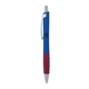 a blue body & chrome clip & red grip apex mix or match ballpoint pen