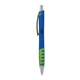 a blue body & charcoal clip & lime grip apex mix or match ballpoint pen
