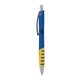 a blue body & charcoal clip & yellow grip apex mix or match ballpoint pen