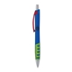 a blue body & red clip & lime grip apex mix or match ballpoint pen