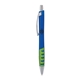 a blue body & silver clip & lime grip apex mix or match ballpoint pen