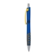 a blue body & yellow clip & charcoal grip apex mix or match ballpoint pen