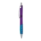 a purple body & chrome clip & light blue grip apex mix or match ballpoint pen