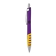 a purple body & chrome clip & yellow grip apex mix or match ballpoint pen