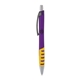 a purple body & charcoal clip & yellow grip apex mix or match ballpoint pen